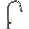 SCHOCK|Miscelatore Cucina TALINOS Con Doccia Estraibile, Rubinetto Canna Alta, Schock Saving 90°, Rotazione canna 360°,Acciao Inox Massiccio, Abbinabile ai lavelli.