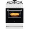 Electrolux Cucina libera installazione Gas + Forno elettrico LKK620010W Classe A