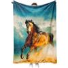SHUAIG Morbida coperta per cavallo, coperta di flanella,soffice, morbida e calda, coperta per cavallo 3D,coperta per divano per adolescenti adulti. (Style 3, 130x150)
