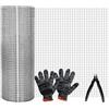 ACEBON 20cm X 6M Rete Metallica Recinzione Saldata Zincata Maglia Rete Recinzione Elettrosaldata Zincata Quadrata 6.0 mm Recinzione Elettrosaldata Spessore Giardino recinzioni recinzione
