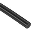 QUARKZMAN Nastro Tenuta Schiuma Silicone 25mm 1 m 3.3ft Guarnizione Rotondo in Schiuma di Gomma Corda Spugna Nero Solida Nastro Isolante per Porte e Finestre