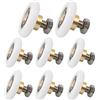 Tucireat Rotelle per cabina doccia, 8 pezzi, ruote per porta scorrevole, 20 mm