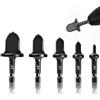 Amztour 5 Pcs Espansore per Tubi in Rame 3/4 5/8 1/2 3/8 1/4 Hex Handle Kupferrohr Expander per Cuscinetti ad Alta Durezza, per Idraulica e Installazione Condizionatori