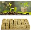 RUCUDIM Rockwool Cube, set di lana di roccia, tappetino di propagazione per coltura idroponica senza fondo, cubo di lana di roccia, cubo di lana di roccia per talee, clonazione, propagazione, 4 x 4 x