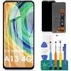 SRJTEK per Samsung Galaxy A13 4G Schermo LCD per Samsung Galaxy A13 Sostituzione dello Schermo per Samsung A13 4g Display LCD A135 Touch Digitizer Assembly A137 Kit Parti di Riparazione