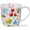 Tea Desire Dunoon Cumbrae - Tazza in porcellana fine, 0,45 l, motivo: papaveri selvatici