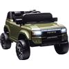 AIYAPLAY Auto Elettrica per Bambini TOYOTA Land Cruiser 12V con Telecomando, Età 3-8 Anni, Verde | Aosom Italy