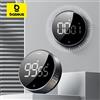 Baseus timer da cucina magnetico rotazione conto alla rovescia timer digitale allarme timer da cucina orologio studio promemoria cottura cronometro orologio