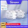SONOFF DUALR3 Lite Modulo Doppio Relè FAI DA TE MINI Smart WiFi Interruttore 1-5PCS Temporizzazione di Controllo a 2 Vie tramite eWeLink Alexa Google Smart Home