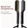 ANLAN Spazzola per raddrizzare i capelli della barba Pettine riscaldato a caldo Uomo Barba Piastra per capelli multifunzionale Pettine in ceramica Styler per capelli rapido