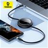 BASEUS Cavo USB C retrattile Baseus da 100 W per MacBook iPad Cavo di ricarica rapida per iPhone 17 16 Plus Pro Max Tipo C per Xiaomi Samsung