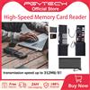 PGYTECH CreateMate Lettore di schede ad alta velocità e custodia SD TF SIM Scheda di memoria per trasferimento dati a doppio slot USB 3.1 Type-C per fotocamere/telefoni