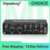 DEPUSHENG Interfaccia audio Depusheng MD22 Scheda audio professionale con monitoraggio della chitarra elettrica Registrazione dal vivo per canto in studio Micro