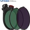 Freewell True Color VND1-5 Stop, VND6-9 Stop, filtro CPL compatibile solo con il sistema di filtraggio a scatola opaca Eiger