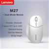 Lenovo Mouse wireless Bluetooth Lenovo M27 Mouse dal tono morbido Mouse dal design ergonomico per la mano destra