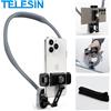 TELESIN Clip per telefono con montaggio al collo 360 ° Supporto per telefono POV con rotazione per Iphone 15 14 13 12 11 10 SAMSUNG HUAWEI XIAOMI Accessori per telefoni