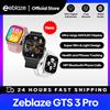 Zeblaze Nuovo Zeblaze GTS 3 Pro Chiamate vocali Smart Watch Schermo AMOLED HD ultra-grande Monitoraggio della salute e del fitness Smartwatch per uomo Donna