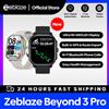 Zeblaze Nuovo Zeblaze Beyond 3 PRO GPS Smart Watch Display AMOLED da 2.15 '' GPS integrato e importazione di percorsi Fai/Riciva chiamate telefoniche Smartwatch
