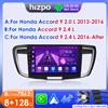 Hizpo 7862 Stereo Per Honda ACCORD 9 2.0L 2.4L 2012 2013 2015 2016 2018 2Din Android Autoradio Multimediale GPS di Navigazione Audio