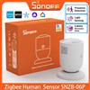 SONOFF Zigbee Sensore di presenza umana SNZB-06P Rilevamento presenza Rilevamento luce Domotica intelligente per Google Alexa Alice