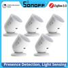 SONOFF 1-5PCS SONOFF Zigbee Sensore di presenza umana SNZB-06P Rilevamento presenza Rilevamento luce Smart Home Automation Supporto Google Alexa