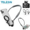 TELESIN Supporto magnetico per collo a sgancio rapido per Iphone 15 14 13 12 11 10 SAMSUNG HUAWEI XIAOMI Accessori per smartphone