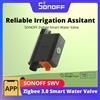 SONOFF SWV Zigbee Smart Water Valve IP55 Irrigazione automatica Facile installazione Programma del tempo di controllo remoto tramite eWeLink Alexa Google