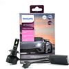 Philips LED H7 Ultinon Rally 3551 Potenza massima 50W 4500LM Faro per auto 6500K Lampade LED bianche Max Lumen Watt PX26d LUM11972U3551X2