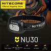 NITECORE NU30 USB-C faro ricaricabile 500 lumen faro a LED leggero luce da lavoro batteria integrata da 1500mAh per la corsa