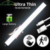 HVIERO Luci notturne Lampada con sensore di movimento a LED wireless USB ricaricabile magnetica per armadio, camera, armadio, cucina, corridoio, lampadina con rilevatore di tubi
