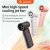 JISULIFE Ventilatore portatile JISULIFE Turbo, vento super potente, 5 velocità, batteria a lunga durata, 5000 mAh, ricaricabile tramite USB, ventilatore tascabile multiuso