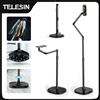 TELESIN Supporto da pavimento magnetico per telefono cellulare Staffa per tablet per trasmissione in diretta a sbalzo Staffa di sollevamento Supporto universale per telefono cellulare