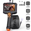 INSKAM Telecamera per endoscopio industriale 4.3 "Singola doppia lente HD 1080P Periscopio per ispezione auto IP67 Telecamera per fognature impermeabile con LED