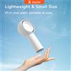 JISULIFE Ventilatore turbo portatile JISULIFE, batteria ricaricabile USB da 4000 mAh, piccolo ventilatore tascabile con 5 velocità, portatile per viaggi/casa/ufficio