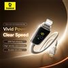 Baseus Cavo USB C da 20 W per iPhone 14 13 12 Pro Max Plus Display digitale Cavo di ricarica rapida per iPad Pro Mini Cavo dati