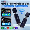 Carlinkit 2air Mini 5 Pro CarlinKit 5.0 Wireless CarPlay Wireless Android Auto Box 5Ghz WiFi BT Auto Connect Plug & Play OTA Aggiornamento