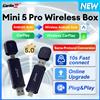 Carlinkit 2025 Nuovo Mini 5 Pro CarlinKit 5.0 Android Auto CarPlay 2In1 Adattatore wireless Aggiornamento online BT WiFi Auto Connect CarPlay Smart Ai Box