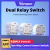 SONOFF DUALR3 Modulo Doppio Relè FAI DA TE MINI Misuratore di Potenza Interruttore Intelligente 1-20PCS Controllo Casa Intelligente Bidirezionale tramite eWeLink Alexa Google