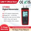 UNI-T Manometro digitale UNI-T UT366A Manometro dell'aria Dispositivo di misurazione della pressione del rilevatore differenziale di pressione portatile