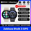Zeblaze Nuovo Zeblaze Btalk 3 GPS Smartwatch 1.43 "Schermo AMOLED Doppia cinturino Fare/Inviare le chiamate telefoniche Frequenza cardiaca SpO2 Orologio per il monitoraggio dello stress