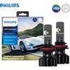 Philips Ultinon Pro9000 Gen2 LED H8 H11 H16 Fendinebbia + 350% Luminoso 5800K Lampade frontali bianche Lumileds LED con Canbus 11366U90X2