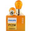 Philips 10 Pz Philips PY21W S25 12 V 21 W BAU15s Colore Ambra Standard Indicatori di direzione Lampade Posizione Originale Luce di Retromarcia Lampadine 12496CP