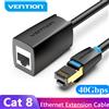 Vention Cavo di prolunga Ethernet Vention Cat8 SFTP 40 Gbps RJ45 Adattatore cavo di prolunga per router Modem PC Cavo Ethernet Cat 8