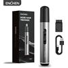 ENCHEN EN001 Tagliacapelli professionale per naso e orecchie con testa tagliata in acciaio inossidabile Porta di ricarica USB-C e indicatore luminoso a LED