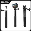 TELESIN Alluminio Selfie Stick Treppiede per GoPro Hero 13 12 11 10 9 8 Insta360 DJI Osmo Action Camera Monopiede leggero