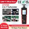 UNI-T Contagiri UNI-T UT372D Contagiri laser 2 in 1 Contatto e senza contatto Tacometro Misuratore digitale RPM Spin da 1 a 19999 RPM
