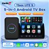 CarlinKit 5 in 1 Lite S Android TV Box CarPlay Ai Box Supporto Netflix Wireless CarPlay e Android Auto Dispositivo HDMI USB Plug & Play Aggiornamento online 2.4G e 5Ghz WiFi Bluetooth Auto Connect