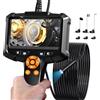 INSKAM Telecamera per endoscopio con schermo IPS HD da 4,3 pollici Telecamera per periscopio HD1080P con luci a 8 LED Telecamera di ispezione impermeabile IP67 per auto