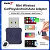 CarlinKit 5.0 Mini Ultra CarPlay Adattatore wireless 2 in 1 Wifi 5.8G Android Auto Dongle wireless per Spotify Music OEM Car