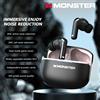 MONSTER AURA FIT D02 Cuffie Bluetooth wireless in-ear, design ergonomico, cancellazione attiva del rumore ANC, selezione doppia modalità